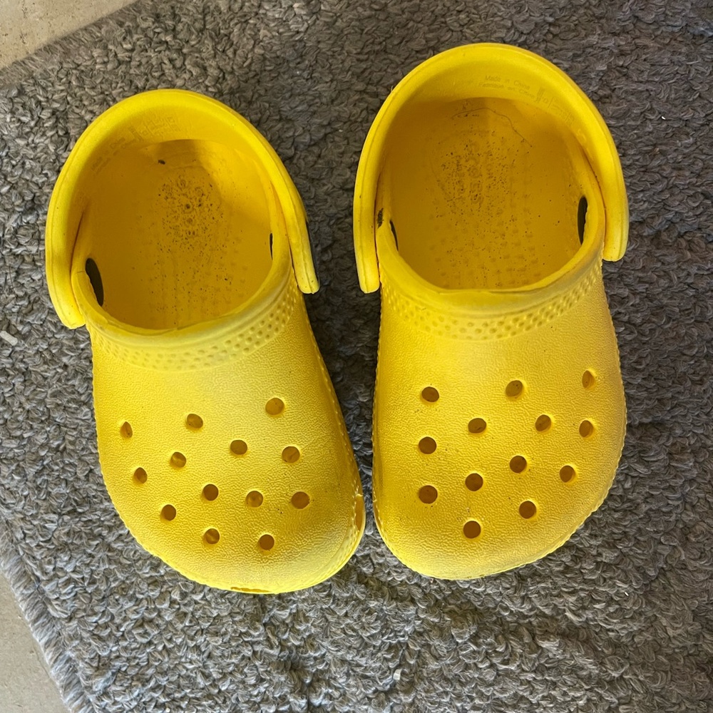 Yellow Crocs